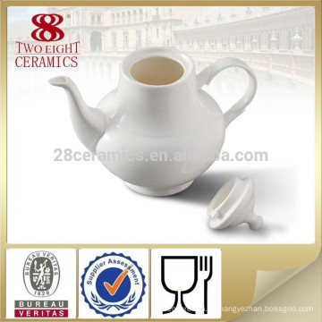 Großhandel Keramik täglich weiß arabischen Kaffee Topf mit benutzerdefinierten machen Logo für Hotel